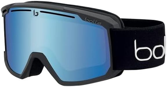 Bolle Maddox Black Corp Matte/Light Vermillon Blue Cat.1 | Medium-Large - Snow Goggles Unisex-Adult