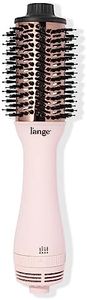 L'ANGE HAIR Le Volume 2-in-1 Titanium Blow Dryer Brush | Hot Air Brush in One with Oval Barrel | Hair Styler for Smooth, Frizz-Free Results for All Hair Types (Blush - 60 mm)