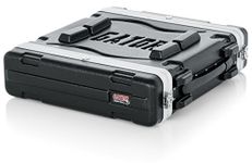 Gator Molded PE 2U 19.25 inch Deep Rack Case with Front / Rear Rails and Locking