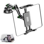 CMANLNYK Car Tablet Phone Holder - 360° Rotating Adjustable Holder for Dashboard Windshield, Car Mount Suitable for Tablet Ipad Iphone 5"-13"