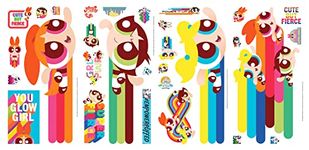 RoomMates RMK5390SCS: Multicolor Powerpuff Girls Peel & Stick Wall Decals