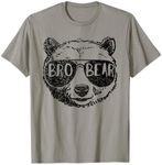 Brother Bear Face Sunglasses Big Little Brother Father's Day T-Shirt