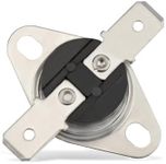 Temperature Control Switch KSD1 120, KSD201 120, Microwave Thermostat Thermal Fuse Fit for GE/Sharp/LG/Samsung/Panasonic Microwave, Fit for Panasonic Microwave Oven NN-SU686S, NN-SC668S