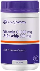 Henry Blooms 1000 mg Vitamin C and 500 mg Rosehip 180 Tablets