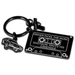 Octamber Superna Merchandise Keychain for Women Men Brother Friends TV Show Merchandise Fans Gifts Funny Keyring Jewelry for Driver Music Lover Birthday Graduation Car Accessories, Black, Small