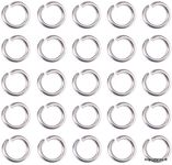 Angel Malone Super Strong Stainless Steel Jump Rings Jewellery Making Findings - UK SELLER (50pcs. 10mm x 1.2mm)