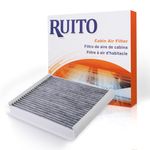 RUITO Cabin Air Filter, Fits 2018-24 Expedition, 2015-24 f-150, 2017-23 F-250 SUPER DUTY, 2017-23 F-350 SUPER DUTY, 2017-23 F-450 SUPER DUTY, 2017-23 F-550 SUPER DUTY, 2018-24 Lincoln navigator