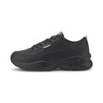 PUMA Women's Cilia Mode Sneakers, Black Black Silver 01, 3.5 UK