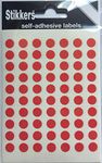 490 Red 8mm Sticky Coloured Dots Easy Peel Self Adhesive Colour Coding Sticky Dots Round Labels Circle Stickers