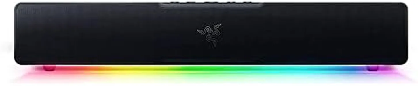 Razer Leviathan V2 X PC Soundbar with Full-Range Drivers - Compact Design - Chroma RGB - USB Type C Power and Audio Delivery - Bluetooth 5.0 - for PC, Laptop, Smartphones, Tablets & Nintendo Switch