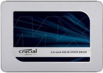 Crucial MX500 500GB SATA 2.5-inch 7mm (with 9.5mm Adapter) Internal SSD, 500, CT500MX500SSD1,Blue/Gray