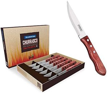 Tramontina Australia Jumbo Steak Knife Set (Red - 6 PCS), Red, 38201371