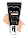 bellapierre BB Cream with SPF 20 - Tinted Sunscreen, Concealer, Matte Foundation, & Moisturizing Face Cream | Lightweight Formula + Pump Top Applicator | Non-Toxic & Paraben Free - 48 ML - Light