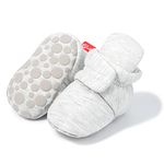 Sawimlgy Newborn Infant Baby Girl Boy Cotton Booties Stay On Sock Slippers Soft Bedroom Shoes Non-Skid Ankle Boots With Grippers Toddler Crib Warm Shoe First Walker Birthday Shower Gift