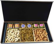 Fabbites Diwali Dry Fruit Gift Wooden Box/Hamper/Pack With Cracker Shape Diwali Chocolates-Almond, Cashew, Raisin, Chocolates- 320 Gm Super Sweet Diwali Dry Fruit&Chocolate Combo Gift Pack