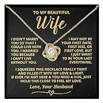Wife Necklace From Husband, Wedding