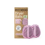 Ecoegg Dryer Balls | Spring Blossom | Reduces Drying Time | Tumble Dryer Balls Replacement | Freshens and Softens Clothes | Hypoallergenic | 2 Eggs | Scent Boosters