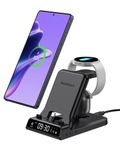 25W USB C Fast Charging Station for Samsung Galaxy S26 Ultra/S26+/S26/S25/S24/Z Flip 7/Z Fold 7/A56/A36/A17, 3-in-1 Foldable Charger Stand for Samsung Galaxy Watch 8/8 Classic/7/Ultra/FE/6/5