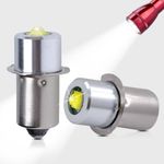 Swess Light Led Conversion Kit for MagLite Bulb 3-16 Cell C/D Flashlights Torch, 3W DC 4-24V LED Flashlight Bulbs for Maglite LED Conversion Bulbs (2 Pack)