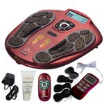 VYTALIVING Circulation Maxx Reflexology Foot Massager - EMS Foot Massagers for Leg Pain and Circulation, Reduce Swelling & Water Retention in Legs & Feet | TENS Machine Included