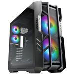 Cooler Master HAF 700 E-ATX High Airflow PC Case, Mesh Front Panel with 200mm SickleFlow Fans, Black