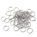 Craft Qila Binding Rings for Scrapbook-Photo Album-Craft (Size-2 cm) - Pack of 8