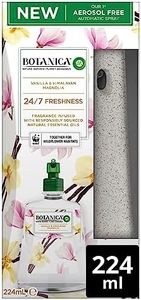 Botanica by Air Wick Automatic Spray Air Freshener Starter Kit, Vanilla & Himalayan Magnolia, 224mL