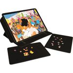 PORTA PUZZLE Portapuzzle - XL Puzzle Board, Portable & Non-Slip Felt Jigsaw Board for up to 1500 Pieces - Lightweight, Easy to Store Mat, Sorter and Organiser - Dimensions 91 x 65 cm - Jumbo