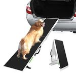 LIEKUMM Dog Ramps for Cars, Portable Dog Car Ramp, Folding Pet Ramp with Non Slip Surface, 180KG Capacity, 184.5L x 38W Cm (184.5CM)