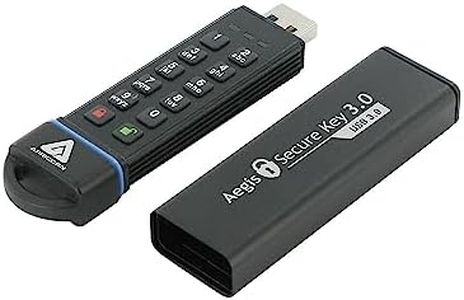 Apricorn Aegis Secure Key 30 GB FIPS 140-2 Level 3 Validated 256-bit Encryption USB 3.0 Flash Drive (ASK3-30GB)