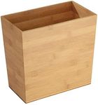 iDesign Rectangular Bamboo Waste Ba