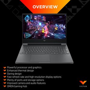HP Victus 15 Gaming Laptop – i7, 16GB RAM, 512GB SSD, RTX 4050