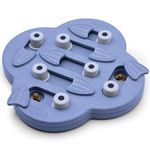 Outward Hound by Nina Ottosson Dog Hide N' Slide Treat Puzzle Enrichment Toy, Level 2 Intermediate, Purple, Composite
