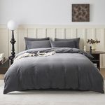 Cottonight Grey Velvet Comforter Set King Plush Fluffy Gray Bedding Comforter Set Winter Warm Cozy Super Soft Heavyweight Flannel Comforter Set with 2 Pillowcases Soft Comfy for Women Men Adults