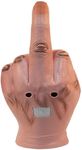 MOKRY PARTY Middle Finger Funny Head Mask Costume Party Prop Adult Latex Mask