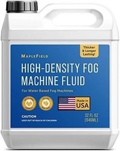 Maplefield High-Density Halloween Fog Machine Fluid - 32 oz - Great for Haunted Houses, Spooky Party Decor, and Outdoor Events - Long-Lasting Water-Based Formula - Compatible with 700+ Watt Machines