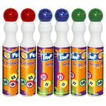 6 x 43ml Large Bingo Dabbers (Red, Green, Blue)