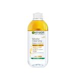 Garnier Micellar Cleansing Water in Oil - Removes Waterproof Makeup - Suitable For All Skin Types, Dermatologically Tested, Vegan, For Men and Women, Remove 100% Dirt, Pollution, Make Up, 400ml