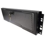 kenable Lockable 3U Security Steel Mesh Panel for 19 Inch Rack Networking Data Cabinets