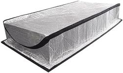 F Fityle Attic Door Insulation Cover, 25″x54″x11″ Loft Attic Insulation Winter Air Tight Attic Stairs Insulation Cover with Easy Zipper for Pull Down Stairs, Floor, Ladder, Stairs