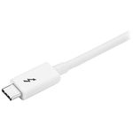 StarTech.com 3.3ft (1m) Passive Thunderbolt 3 Cable, 20Gbps, 100W PD, 4K Video, Thunderbolt Cable, Compatible with USB4/DP Alt Mode, Thunderbolt 4, USB 3.2/Type-C (TBLT3MM1MW)