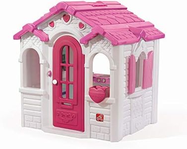 Step2 Sweetheart Kids Playhouse, Indoor/Outdoor Playset, Interactive Play with Sounds, Made of Durable Plastic, For Toddlers 1.5+ Years Old