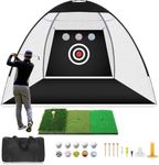 Golf Net, 10x7ft (3×2.1m) Golf Prac