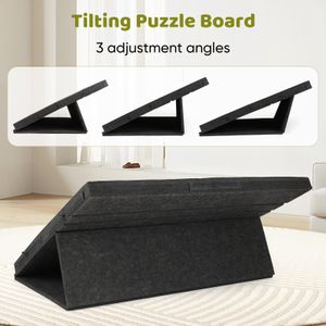 Ruication Tilting Jigsaw Puzzle Board – Adjustable Tabletop Organizer