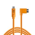 Tether Tools USB-C a 3.0 Micro-B Right Angle 4.60 m Orange