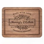 Nanny Birthday Gifts, Walnut Cutting Board - Nanny Gifts, Kitchen Gifts for Nanny from Grandchildren, Gift for Nanny Nan Nana, Best Nanny Gift for Mother's Day