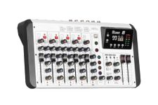 Audio Array Sound Mixer | Audio Mixer 8 Channel Hybrid USB Mixing Console with 4 XLR Mic Inputs | 192kHz/24-Bit OTG Recording | 99 DSP Effects | Phantom Power | Hi-Z Support & USB-C Connectivity