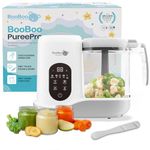 BooBoo PuréePro® Baby Food Maker, Multifunctional Food Processor Chopper, Puree Blender And Steamer, x4 Cooking Presets, Auto Cooking, Grinding Function & Self Cleaning Operation