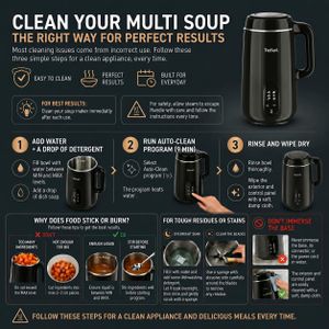 Tefal MultiSoup Soup Maker 1L – Black