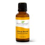 Plant Therapy Citrus Burst Synergy Essential Oil Blend. 100% Pure, Undiluted, Therapeutic Grade. Blend of: Grapefruit, Lemon, Lime, Litsea, Mandarin and Orange. 30 mL (1 Ounce).